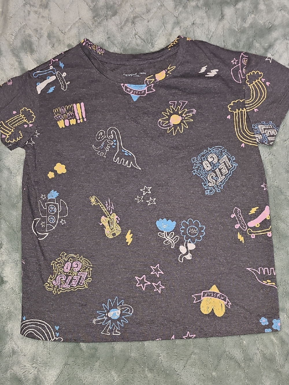 Girls Cat & Jack Shirt Size 10/12
